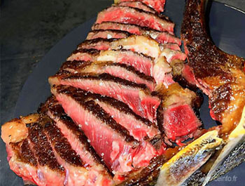 Cte de boeuf au barbecue