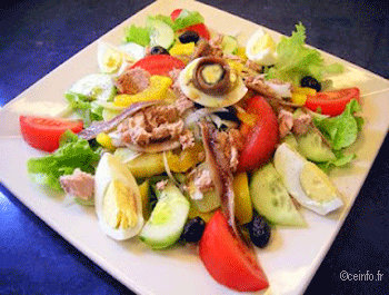 Recette Fausse salade Niçoise - Salade composée 